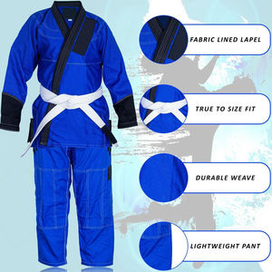 Unisex Training Pants Best Quality Cotton <b>Blend</b> with Reinforced Knee for Karate Jiu Jitsu Hot Selling Martial Arts Wear - Product Image 6