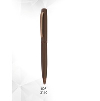 Stylo à bille métallique noir et doré simple et élégant de 0.5mm pour accessoire d'écriture à prix réduit pour l'école et le bureau
