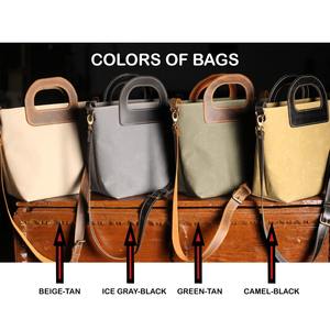 Sac fourre-tout en cuir fabriqué au Pakistan Le minimalisme classique rencontre l'aspect pratique Grand LCTG-0071E minimaliste - Product Image 3