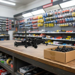 Vis pour cloisons sèches classe 8.8, tête de vis cruciforme, pointe de perçage, auto-perceuse, tête de vis en forme de trompette, tête plate, filetage fin/grossier, phosphate, goujons métalliques - Product Image 1