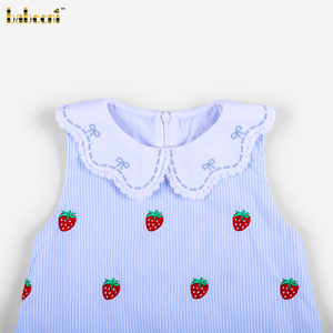 Vestido Tipo A con Volantes y Bordado Floral para Niñas DR4626 - ODM, Primavera-Verano, 100% Algodón, Certificado OEKO-TEX, Ecológico - Product Image 6