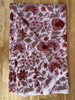 Tissu non tissé en coton imprimé floral, séchage rapide, écologique, poids moyen, pour textiles de maison, robes, sacs, auvents pour garçons