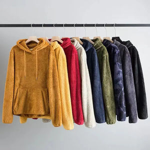 Sweatshirt à capuche Sherpa épais unisexe de haute qualité avec logo personnalisé pour femmes - Product Image 6