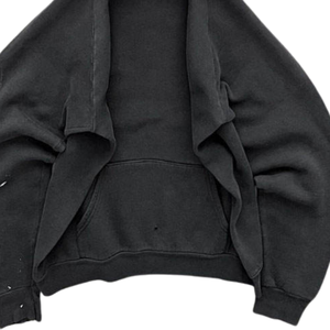 Sudadera con Capucha Extra Grande de Manga Larga con Lavado Ácido y Decoloración al Sol, Hecha a Medida al por Mayor de la Mejor Calidad - Product Image 3