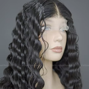 Eurasien 100% cheveux Remy non transformés vietnamiens crépus bouclés Style vague Double trame étirée longueur 8-26 pouces - Product Image 1