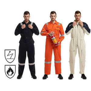Ropa de trabajo industrial de tela de sarga TC OEM, ropa de trabajo para hombres, ropa de seguridad, chaqueta con múltiples bolsillos, ropa de trabajo - Product Image 5