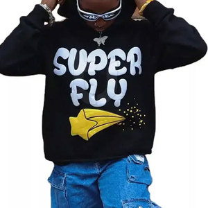 Sudaderas con Capucha de Algodón 100% para Hombre, Hechas en Pakistán, de Alta Calidad, Modernas, con Estampado Puff, 330g, Color en Contraste, Teñido Liso, Estilo Urbano - Product Image 1