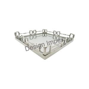 ถาดกระจกสไตล์นักขี่ม้าถาดเสิร์ฟคุณภาพสูงและขอบจานม้าดีไซน์รูปม้าถาดตกแต่งบ้านงานฝีมือ - Product Image 3