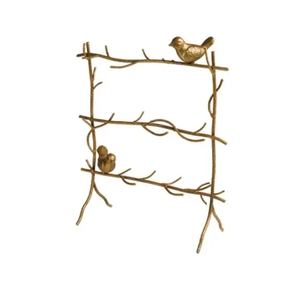 Best Design Brass Jewelry Hanging Holder Stand Modern Design <b>Top</b> Quality With <b>Silvers</b> Plated High Quality for Sale - Product Image 4