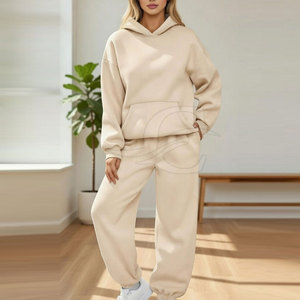 Servicio OEM, Chándal de Invierno con Capucha para Mujer, 100% Algodón Transpirable, Logotipo Personalizado, Venta al Por Mayor - Product Image 6