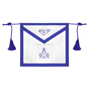 ขายส่งเครื่องประดับพิธีกรรมเมสัน OEM เช่น ผ้ากันเปื้อน สายสะพาย ปลอกคอ ปักลายตามสั่ง อุปกรณ์เสริมคุณภาพสูง - Product Image 1