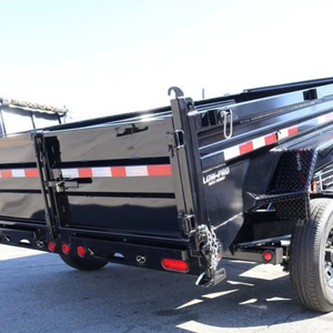 รถพ่วง PJ รุ่น DL142 รถดัมพ์ 14 ฟุต แบบเพลาคู่ ระบบไฮดรอลิก |   งานก่อสร้างหนักและขนส่งวัสดุ - Product Image 5