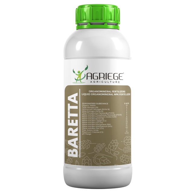 Wholesale AGRIEGE Baretta Humic Acid Fertilizer Organic Mineral Liquid Yield Booster Agricultural Plant Growth Enhancer Organic
