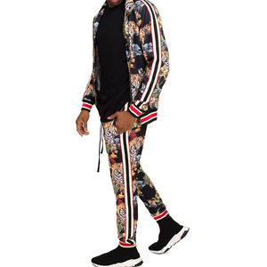 Survêtements confortables et légers à sublimation pour hommes Survêtement original pour hommes 100% coton Logo personnalisé Ensemble de 2 pièces OEM - Product Image 4