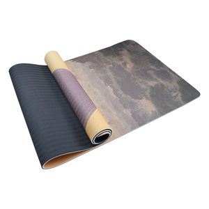 <b>Fitness</b> Yoga <b>Mats</b> Lightweight Custom Top Trending High Quality Best Selling Quick Dry Exercise Yoga <b>Mats</b> with Custom logo - Product Image 3