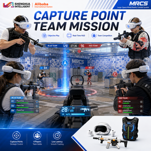 เครื่องเล่นเกม VR AR MR ปี 2026 อุปกรณ์เกมยิงปืนในร่ม ตู้เกมยิงปืนจำลองการล่าสัตว์แบบสไนเปอร์ 360 องศา ทำจากโลหะ เหล็ก และพลาสติก - Product Image 5