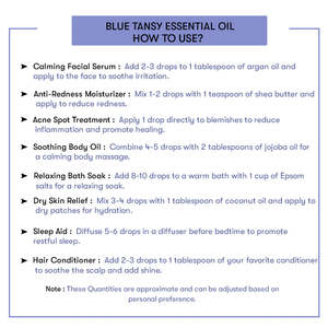 Huile Essentielle Pure de Tanaisie Bleue 100% Qualité Cosmétique pour Hydratation Corporelle, Éclaircissement, Raffermissement et Nutrition de la Peau - Product Image 5