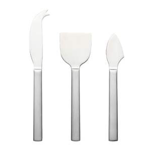 Set de service à fromage décoratif avec lames polies et poignées en bois conçues pour l'intérieur et la fonction de la salle à manger décorative - Product Image 1