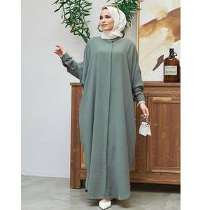 2024 New EID Abaya Designs Dubai Modest Abaya Long Sleeve Embroidered Kimono Open Abaya Woman <b>Dress</b> Traditional Islamic Clothing - Product Image 2