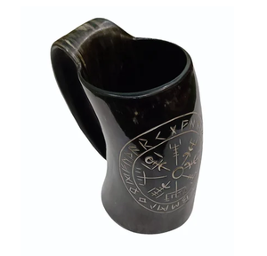 Mug à boire en corne véritable, artisanat, mug en corne de buffle de qualité supérieure, nouveau artisanat, designer de pointe - Product Image 1