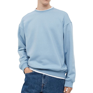 Sweat-shirt à col rond en coton personnalisé pour hommes Sweat-shirts à col rond respirants en coton vierge pour hommes Service OEM Sweatshirts personnalisés - Product Image 1