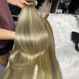 100% cutícula sin procesar alineada cabello humano virgen de color un donante estilo ondulado Natural Remy Grado de cabello tipo de cabello chino - Product Image 1