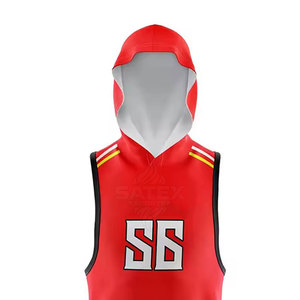 Vêtements de sport 100% polyester, uniforme 7v7 personnalisé, haut de gamme pour hommes, séchage rapide et respirant, SATEX SPORTS, best-seller - Product Image 5