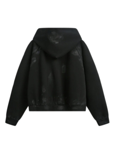Sweat-shirt unisexe 100% coton épais délavé à l'acide, brodé sur mesure, coupe oversize, style streetwear, hiver - Product Image 2