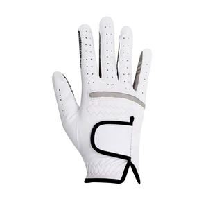 ถุงมือกอล์ฟระดับพรีเมี่ยมสำหรับผู้ชายและผู้หญิงอุปกรณ์กอล์ฟหนังคาบเร็ตระบายอากาศได้ดีโลโก้ที่กำหนดเอง - Product Image 3