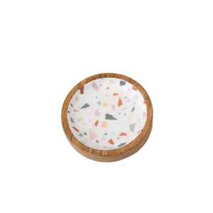 Bol à étaler en bois fait à la main, nouveau Style, Design en émail, plateau en bois personnalisé, nouveaux Gadgets de cuisine, couverts, saladier durable - Product Image 2