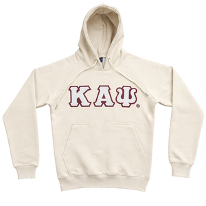 Sweat à capuche en chenille Kappa Alpha Psi Kream, lettre grecque premium, sweat à capuche en polaire pour la fraternité Nupe - Product Image 3