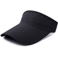 Gorra Visera de Lona Personalizable al por Mayor, Transpirable, Impermeable, para Verano, Playa, Exterior, con Parte Superior Vacía, para Hombre y Mujer, con Logotipo Bordado