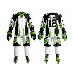 OEM 2025 Vente en gros Uniforme de hockey sur glace de haute qualité Ensemble Logo personnalisé Taille Meilleur prix Uniformes de sport d'équipe imprimés - Product Image 4