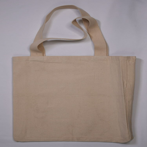 Haute qualité personnalisé réutilisable coton toile bleu ciel couleur sac fourre-tout grande capacité écologique recyclé sac promotionnel - Product Image 3
