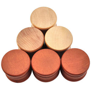 Wholesale Custom 2-Part Portable Magnetic <b>Herb</b> Grinder Colorful Wooden Design by Sheeri Handicrafts Made in India - Product Image 6