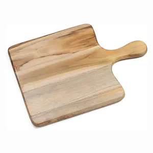 Meilleur exportateur de planche à découper en bois de haute qualité avec poignée, parfaite pour servir et offrir la fête des mères, prix d'usine - Product Image 1