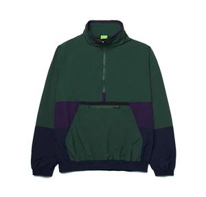 Veste coupe-vent respirante pour homme, fermeture éclair intégrale, toile 100% coton, col montant, capuche, pour les sports de plein air, tenues décontractées - Product Image 4