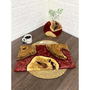 Nueva atractiva bandeja de servicio de resina de diseño hecho a mano de una sola pieza con calidad y material extra premium a muy bajo costo - Product Image 6