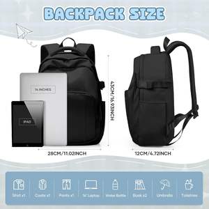 Petit sac à dos scolaire vintage unisexe pour filles garçons sac à dos de voyage léger et esthétique à fermeture éclair pour ordinateur portable 14 OEM ODM Factory - Product Image 2