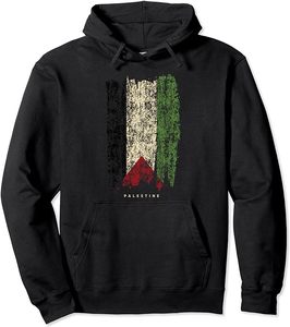 Sudadera con capucha unisex para el suéter de Palestina libre de invierno Impreso en 3D con técnica de sublimación Teñido liso - Product Image 5