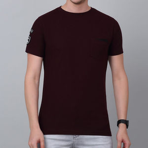 Camiseta Básica de Algodón 100% de Peso Pesado para Hombre, Talla Grande, Manga Corta, Logotipo Personalizado, Transpirable, Ecológica, de Secado Rápido y Antiarrugas - Product Image 1