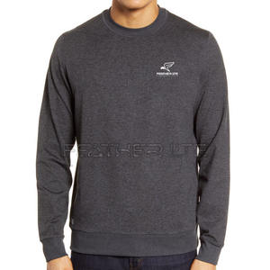 Pulls surdimensionnés en matériau solide pour hommes Logo personnalisable Teint uni avec différents modèles et couleurs pour l'hiver - Product Image 1