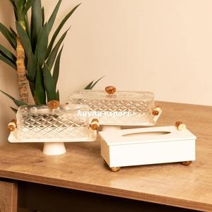 Exhibidor de Pasteles Ovalado de Aluminio de Alta Calidad con Acabado en Polvo Blanco de Lujo, Hecho a Mano, con Certificación CE, para Hogar, Hotel, Restaurante - Product Image 3