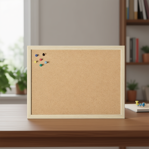 Tableau magnétique Magnetoplan 40 x 30 cm avec surface en liège, 2 vis à œillet et épingles, dimensions de surface 36,3 x 26,3 cm - Product Image 3