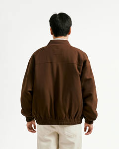 Veste matelassée respirante 100 % polyester à manches longues, coupe ample, décontractée, couleur unie, taille personnalisée, automne, pour homme, Vietnam - Product Image 2