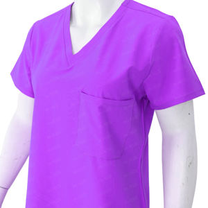 L'infirmière à manches courtes personnalisée de haute performance frotte les uniformes hospitaliers durables pour le personnel médical - Product Image 4