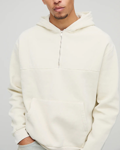 สเวตเชิ้ตมีฮู้ดแบบสวมหัวมีฮู้ด400แกรมสไตล์ฮิปฮอปผ้าฝ้าย100% โลโก้กำหนดเองได้ - Product Image 5