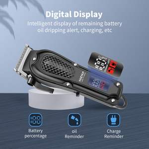 Kit de tondeuses à cheveux sans fil professionnelles pour hommes, rechargeable par USB, tondeuse à barbe et à nez électrique portable professionnelle - Product Image 5