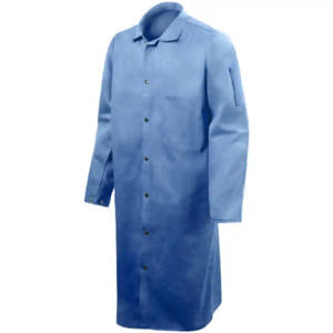 ผ้าคอตตอนเจาะจากการก่อสร้างโดยรวมชุดเชื่อมทั้งหมดปลอดภัยสำหรับงานอุตสาหกรรมทนความร้อนและรอยขีดข่วน - Product Image 3