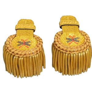 Hombreras de calidad al por mayor con charreteras de lingotes de oro para uniformes ceremoniales charreteras de flecos - Product Image 4